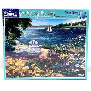 White Mountain Puzzle 1000 Piece Jigsaw Garden By The Bay